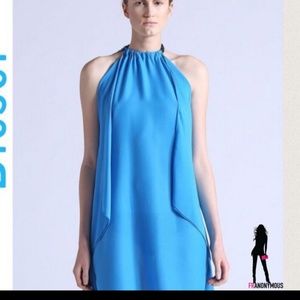 Diesel Blue Chiffon Halter Neck Dress